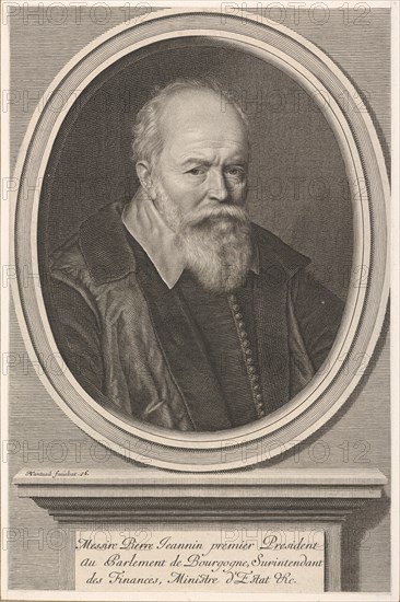 Pierre Jeannin, ca. 1656. Creator: Robert Nanteuil.
