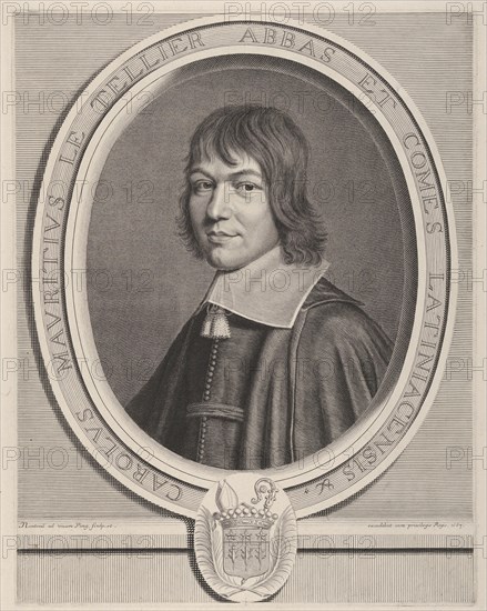 Charles-Maurice Le Tellier, 1663. Creator: Robert Nanteuil.