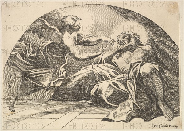 Angel appearing to Peter in Prison, 1680-1743. Creator: Robert van Audenaerde.