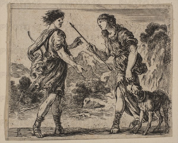 Cephalus and Procris, from 'Game of Mythology'