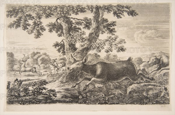 Deer hunt, from 'Animal hunts'