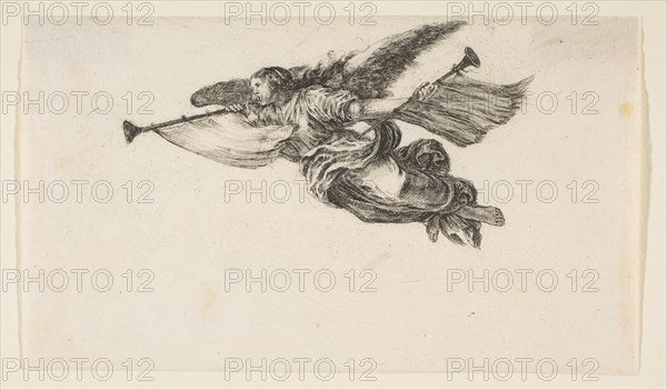 Fame, 1649-50. Creator: Stefano della Bella.