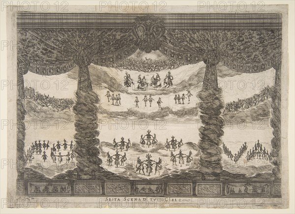 Sixth scene, the heavens, from 'The marriage of the gods'