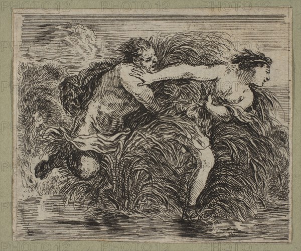 Pan et Syrinx, 1644. Creator: Stefano della Bella.