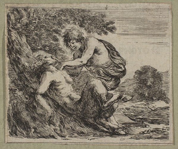 Apollon et Marsyas, 1644. Creator: Stefano della Bella.