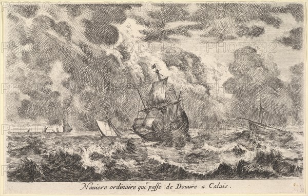 An ordinary ship travelling between Douvre and Calais