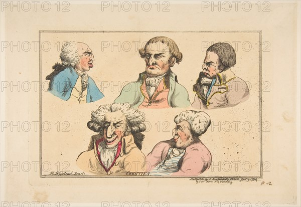 Oddities, January 1794. Creator: Thomas Rowlandson.