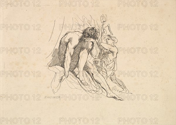 River God with Child, 1784-88. Creator: Thomas Rowlandson.