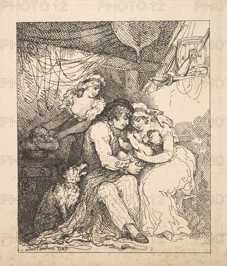 A Sailor's Family, 1787. Creator: Thomas Rowlandson.