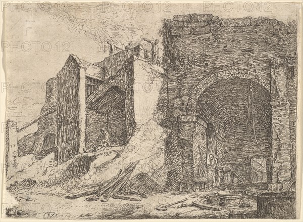The Forge, 17th century. Creator: Thomas Wijck.