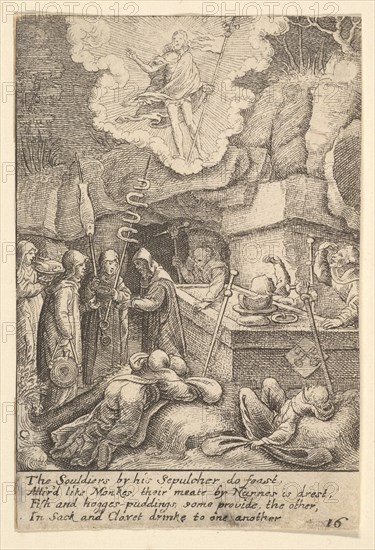 Resurrection, 1625-77. Creator: Wenceslaus Hollar.