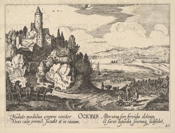 October, 1628-29. Creator: Wenceslaus Hollar.