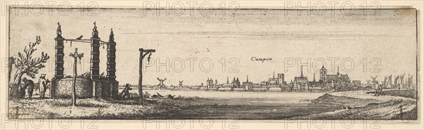 Kampen, 1642-44. Creator: Wenceslaus Hollar.