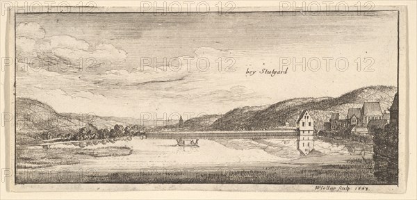 Stuttgart: The Lake, 1663-65. Creator: Wenceslaus Hollar.