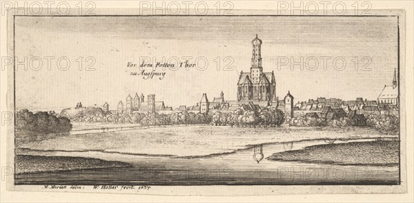 Augsburg, 1665. Creator: Wenceslaus Hollar.