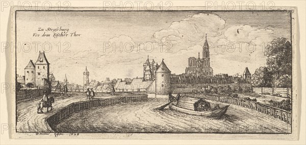 Strasbourg, 1663-65. Creator: Wenceslaus Hollar.