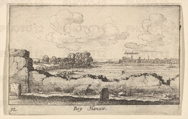 Hanau, 1635. Creator: Wenceslaus Hollar.