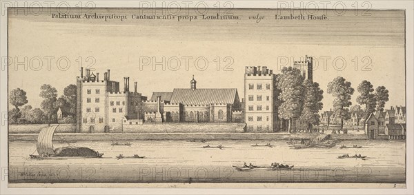 Palatium Archiepiscopi Cantuariensis propae Londinum vulgo Lambeth House