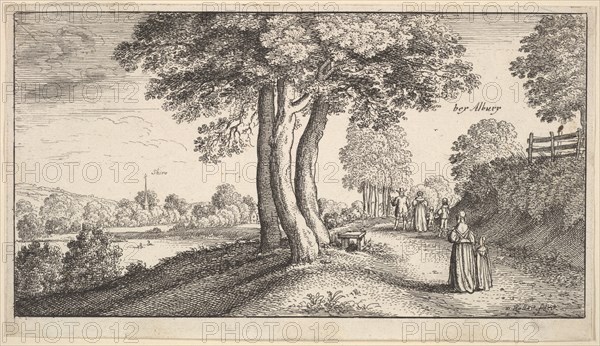 Albury, 1625-77. Creator: Wenceslaus Hollar.