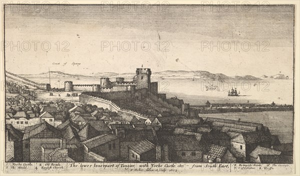 The lower inner part of Tangier, 1673. Creator: Wenceslaus Hollar.
