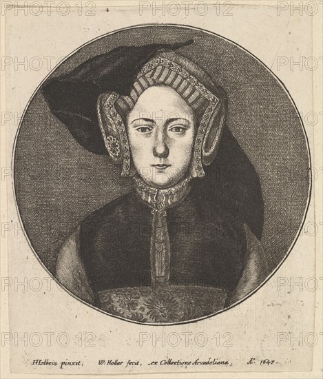 Unknown Woman, 1647. Creator: Wenceslaus Hollar.