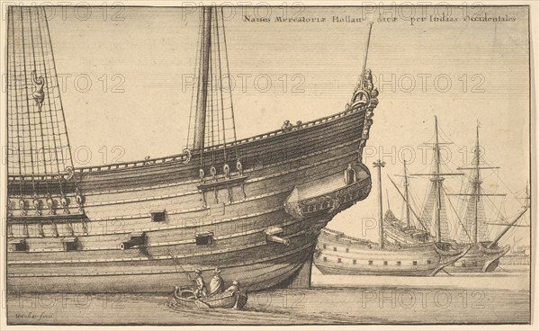Naues Mercatoriæ Hollan [] dicæ per Indias Occidentales