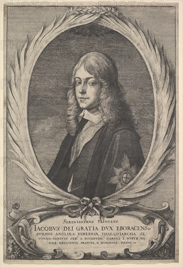 James, Duke of York, 1651. Creator: Wenceslaus Hollar.