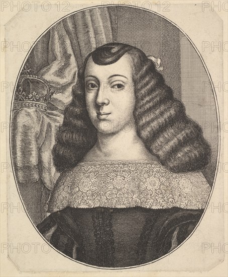 Catherine of Braganza, 1661. Creator: Wenceslaus Hollar.