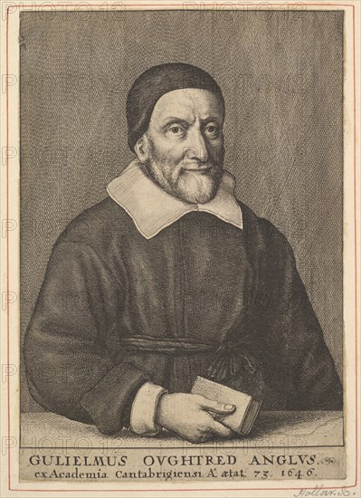 William Oughtred, 1644. Creator: Wenceslaus Hollar.