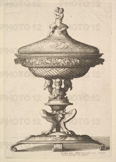 Ornate goblet, 1642. Creator: Wenceslaus Hollar.