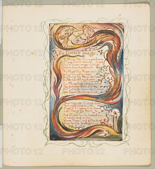 Songs of Innocence and of Experience: The Divine Image, ca. 1825. Creator: William Blake.