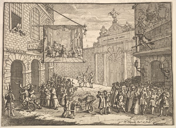 Masquerades and Operas, 1724. Creator: William Hogarth.