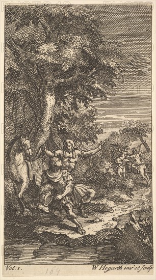 Cassandra, Frontispiece, Vol. 1, 1725. Creator: William Hogarth.