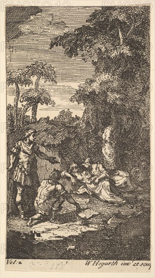 Cassandra, Frontispiece, Vol. 2:, 1725. Creator: William Hogarth.