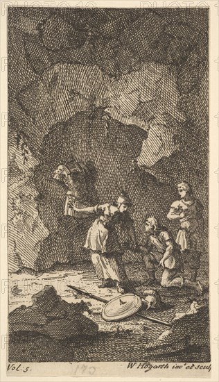 Cassandra, Frontispiece, Vol. 5, 1725. Creator: William Hogarth.