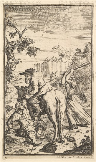 Trulla Attacking Hudibras