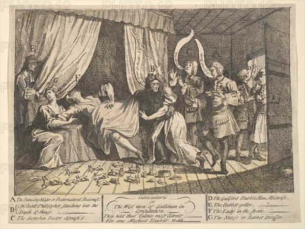 Cunicularii, or the Wise Men of Godlimon in Consultation, December 1726. Creator: William Hogarth.