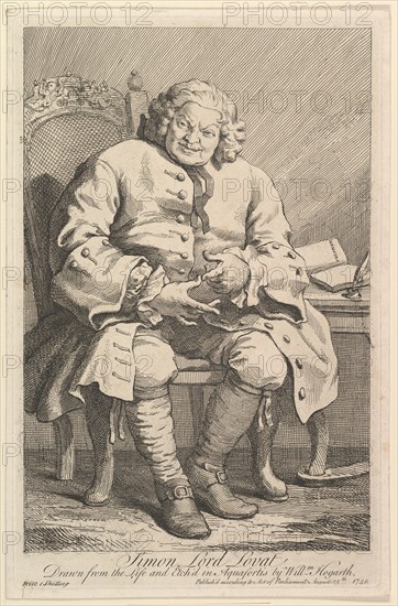 Simon Lord Lovat, 1746. Creator: William Hogarth.