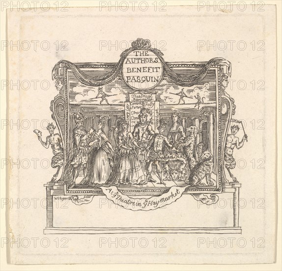 The Author's Benefit: Pasquin, 1736. Creator: Unknown.