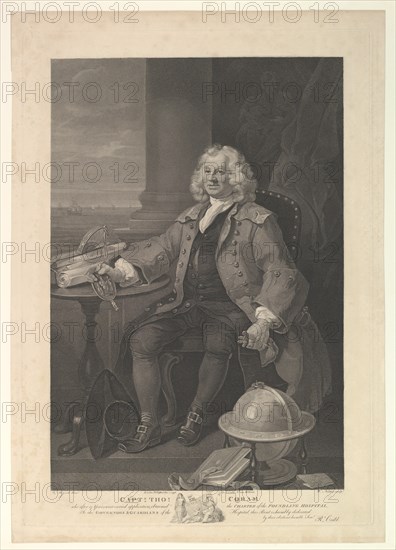 Captain Thomas Coram, December 1, 1796. Creator: William Nutter.