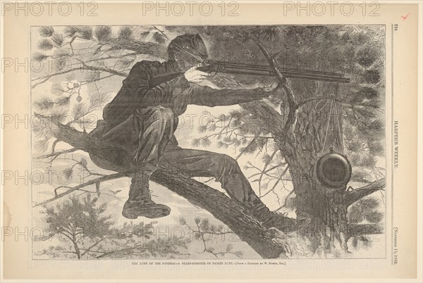 The Army of the Potomac - A Sharp-Shooter on Picket Duty