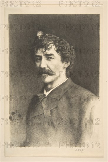 Whistler with the White Lock, undated. Creator: Thomas Robert Way.