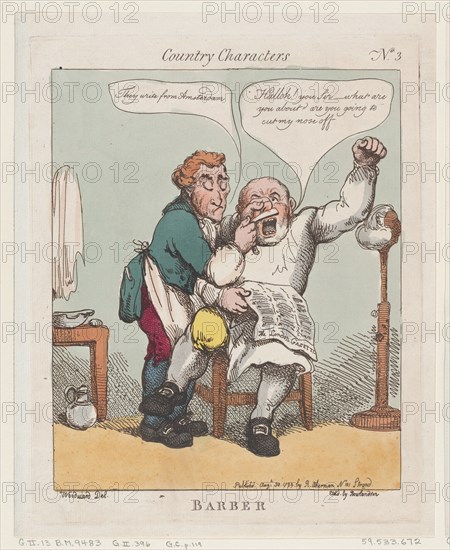 Barber, August 30, 1799.