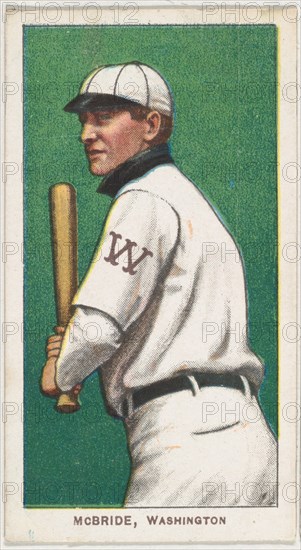 McBride, Washington, American League, from the White Border series
