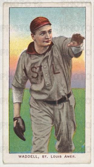 Waddell, St. Louis, American League, from the White Border series