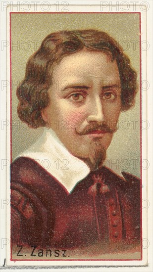 Z. Zansz, printer's sample for the World's Inventors souvenir album