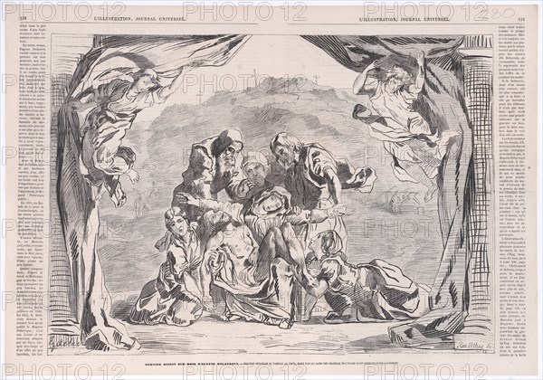 La Pietà, from "L'Illustration", August 29, 1863.