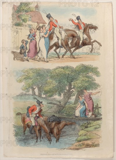 Plate 20, from "World in Miniature", 1816.