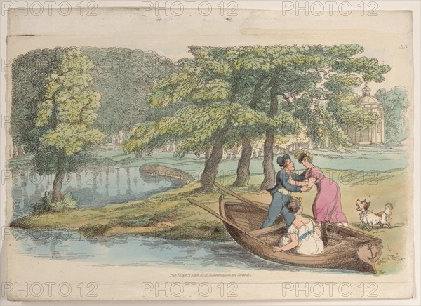 Plate 35, from "World in Miniature", 1816.