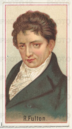 R. Fulton, printer's sample for the World's Inventors souvenir album